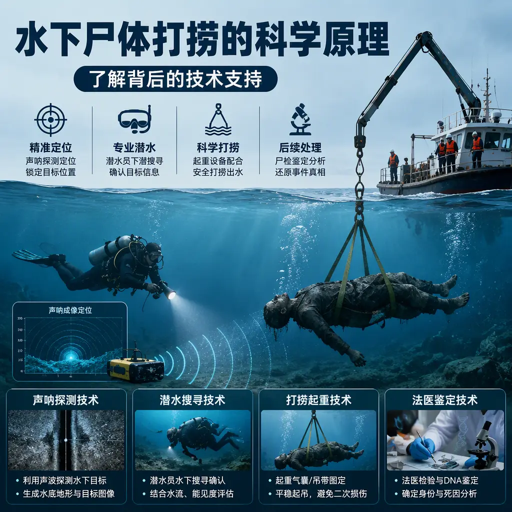 辽宁水下尸体打捞的科学原理，了解背后的技术支持
